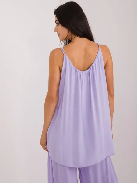 Women's light purple top