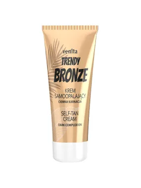 Trendy Bronze self-tanner for face and body Dark Skin 75g
