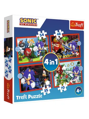 Puzzles 4in1 The adventures of Sonic