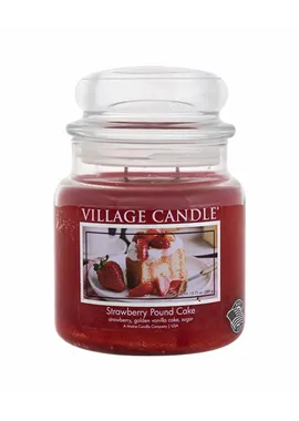 Scented candle in glass Strawberry Pound Cake 389 g