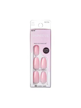 Self-adhesive nails imPRESS Color MC Pink Dream 30 pcs