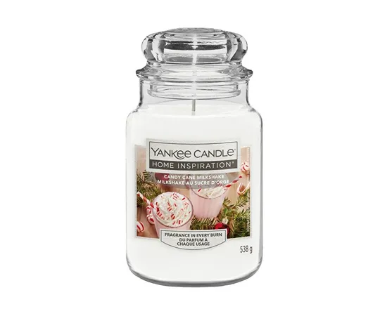 Scented candle Home Inspiration large Candy Cane Milkshake 538 g