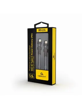 CABLE USB-C PD 1.5M/CC-USB2B-CMCM100-1.5M GEMBIRD