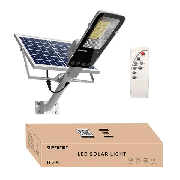 Solar lamp Superfire FF5-A, 63W, 500lm, 5000mAh