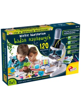 Educational set Im A Genius Great laboratory of 120 experiments