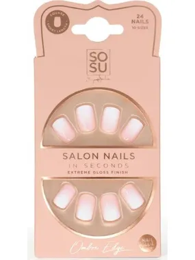 Artificial nails Ombre Edge (Salon Nails) 24 pcs