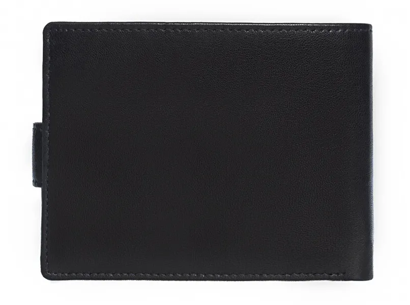 Men's leather wallet 2511 black