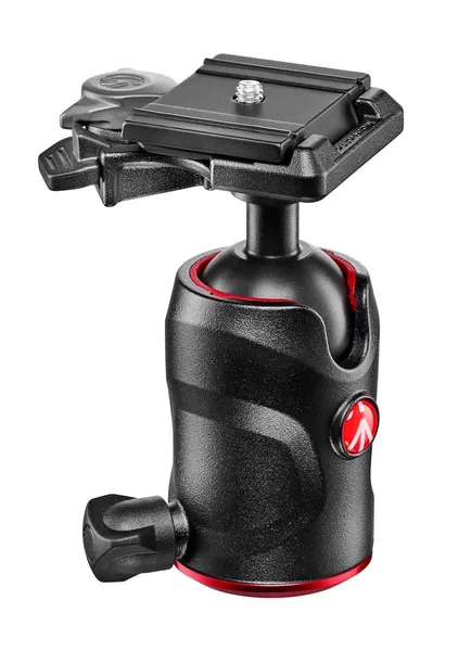 Manfrotto MH496-BH statīva galva, melna alumīnija 1/4" bumba