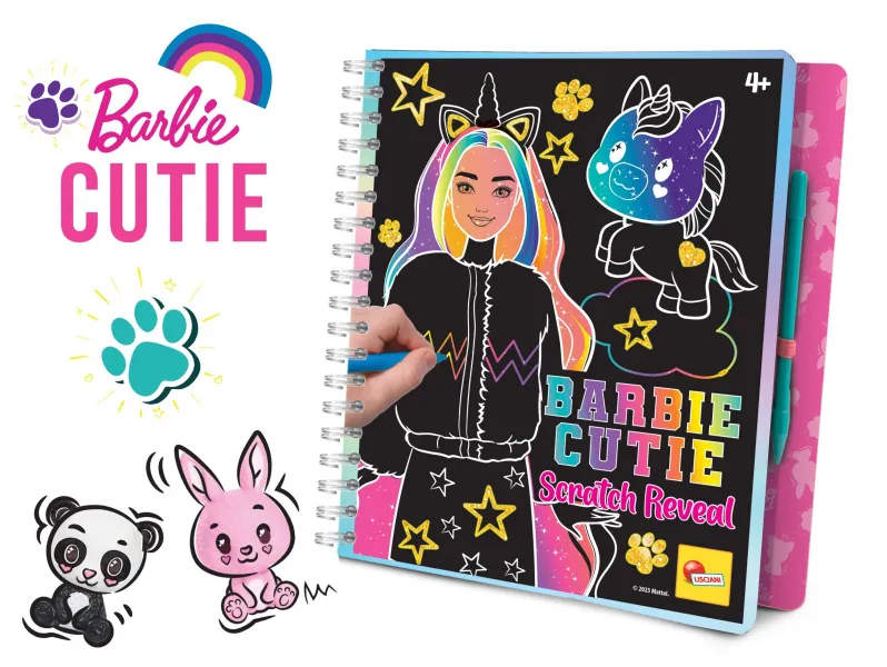 Barbie Sketch Book Cutie Scratch