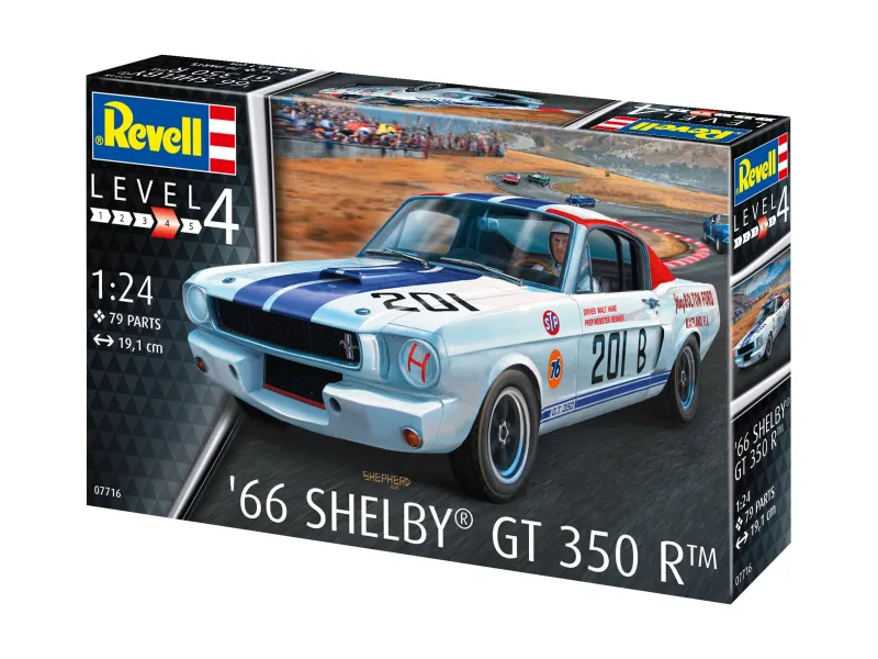 Plastic model Shelby GT 350 R 1965 1/24