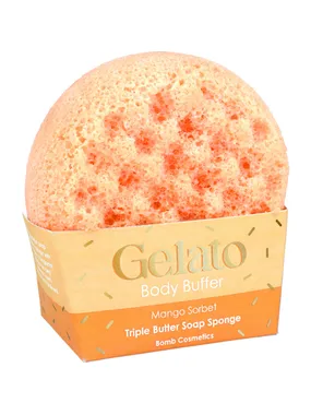 Gelato Body Buffer Mango Sorbet body wash sponge 200g