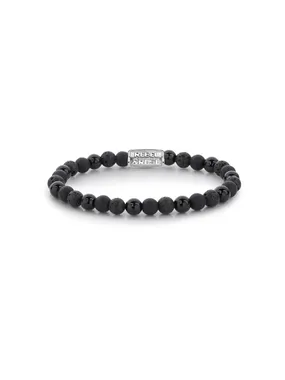 Beaded Bracelet Black Rocks RR-60033-S