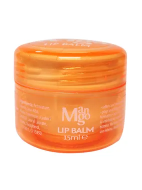Orange lip balm with a flavored mango 15ml