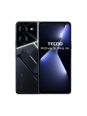 TECNO Mobile Pova 5 Pro 5G, 8 GB, 256 GB Melns