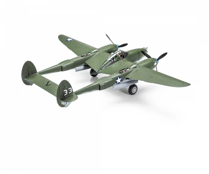 Plastic model Lockheed P-38 F/G Lightning