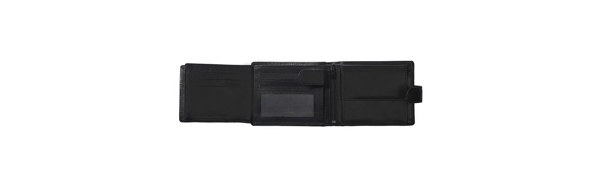 Men's leather wallet 2511 black