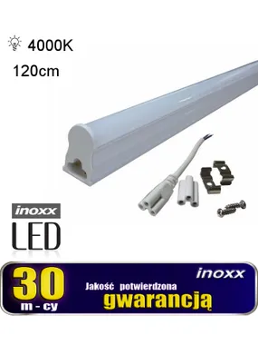 LED linear fluorescent lamp T5 120cm 18w neutral 4000k surface-mounted lamp integrated with the fixture