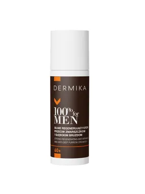 100% for Men strongly regenerating cream against wrinkles and deep furrows 60+ 50ml