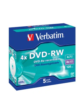 DVD-RW 4x 4.7GB 5P JC 43285