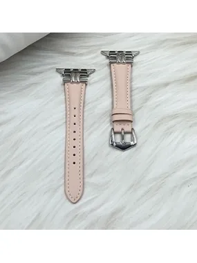 Leather strap for Apple Watch 38/40/41 mm - Pink