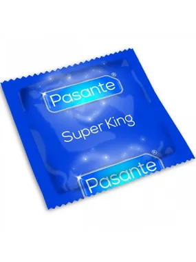 PASANTE - CONDOMS SIZE SUPER KING BAG 144 UNITS