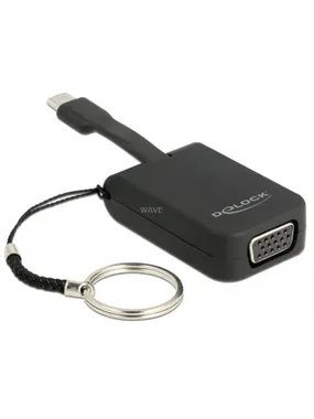 USB C > VGA (DP Alt Mode) keychain, adapter