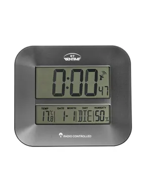 Radio controlled clock/alarm clock with thermometer and hygrometer H17-ET843G