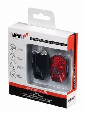 Gaismas komplekts Infini Lava Set Melns USB