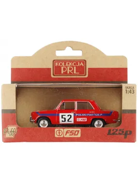 Vehicle PRL Fiat 126p Rally red