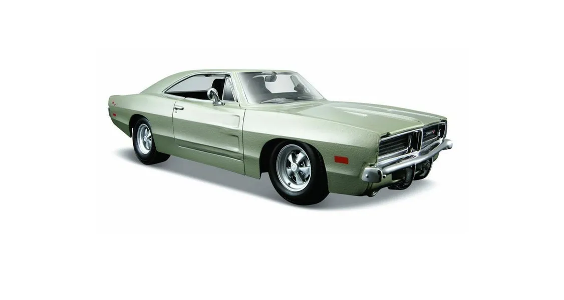 Composite model Dodge Charger R/T 1969 silver