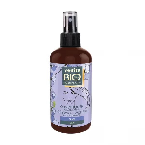 Bio Linen regenerating conditioner with linseed extract for damaged and falling out hair with a tendency to greasy 100ml