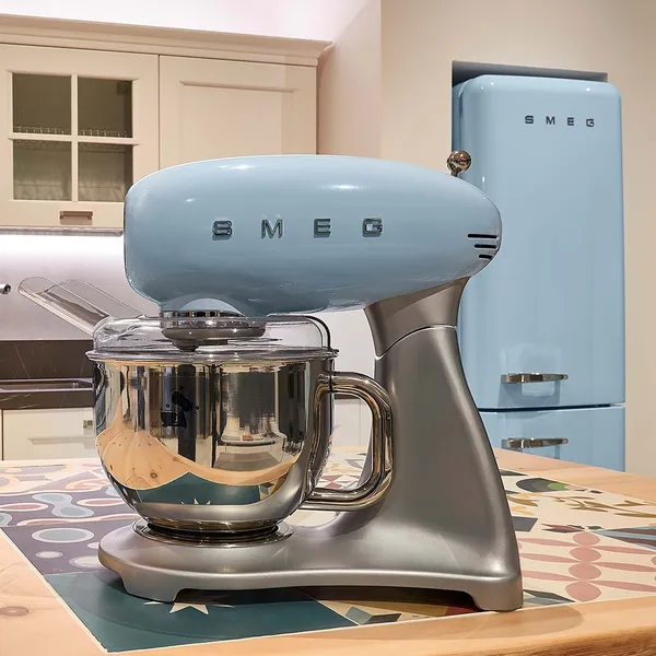 Smeg statīvs mikseris SMF02PBEU (Pastel Blue)