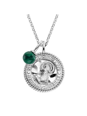 Silver necklace Capricorn ERN-CAPRI-MLZI (chain, pendant)
