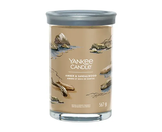 Aromatic candle Signature tumbler large Amber & Sandalwood 567 g