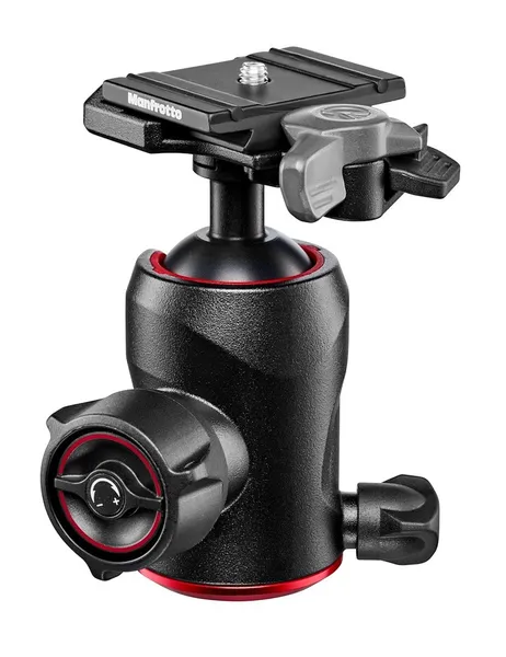 Manfrotto MH496-BH statīva galva, melna alumīnija 1/4" bumba