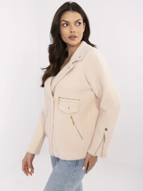 Women's light beige transition jacket