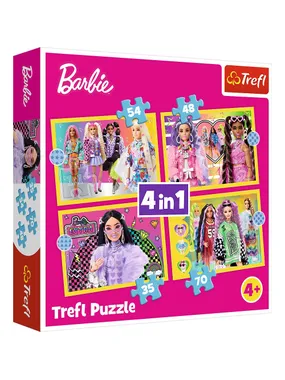Puzzles 4in1 Happy world of Barbie