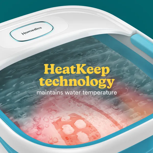 Homedics FB-70BL-EB Smart Space Collapsible Foot Spa