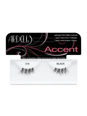 Accent pair of false eyelashes 318 Black