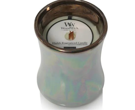 Candle ceramic oval vase WoodWick|Fig leaf and tuberose, 133.2 g|_API_