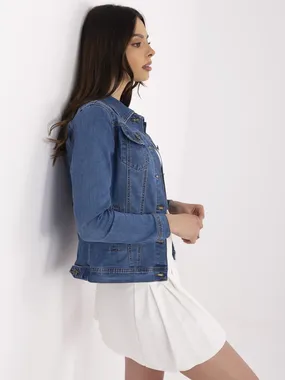 Women's blue denim jacket