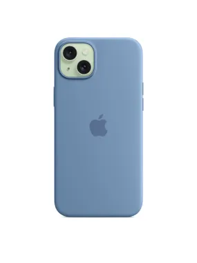 iPhone 15 Plus - Silicone Case MagSafe - Blue (Refurbished)