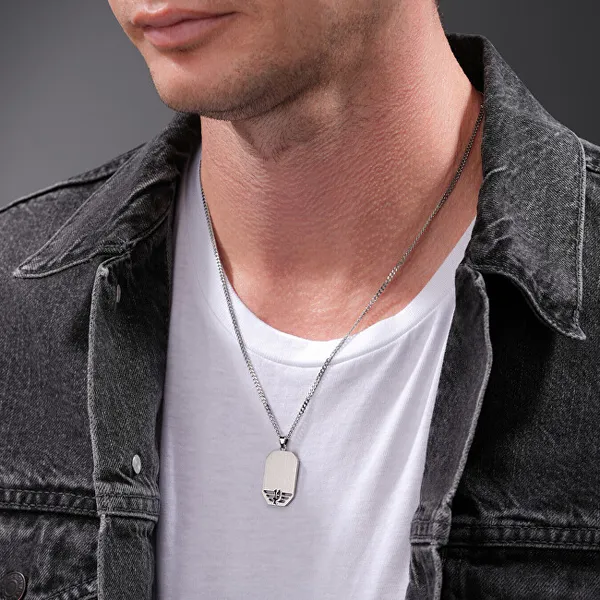 Men's steel necklace Motive PEAGN0035901