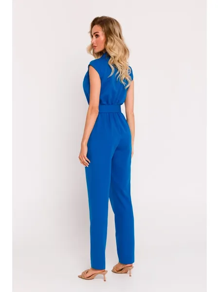 M780 Jumpsuit with decorative leg - blue