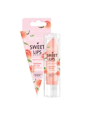 Sweet Lips lip balm stick Peach + Shea 3.8g