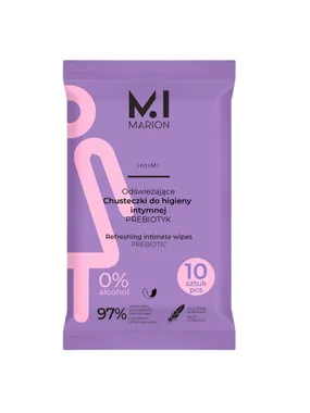 intiMI refreshing wipes for intimate hygiene Prebiotic 10 pcs
