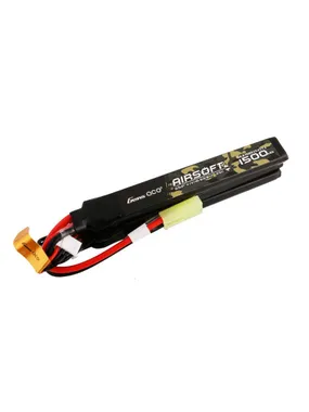 Gens ace 25C 1500mAh 3S1P 11.1V Nunchuck 3X Airsoft Gun Lipo Battery with mini Tamiya Plug