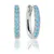 Eller SJ-E2859-TQ Turquoise Stones Timeless Rings