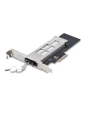 StarTech.com M.2 NVMe SSD uz PCIe x4 mobilais plaukts/aizmugures plakne ar noņemamu paliktni PCI Express paplašināšanas slotam, instalēšana bez rīkiem, PCIe 4.0/3.0 karstās maiņas diska nodalījums, taustiņu bloķēšana — iekļautas 2 atslēgas