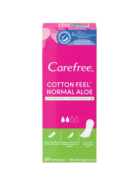 Cotton Feel Normal panty liners aloe scent 20 pcs